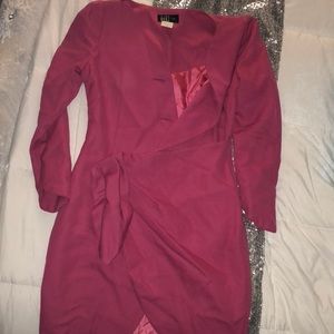 Pink long sleeve  dress